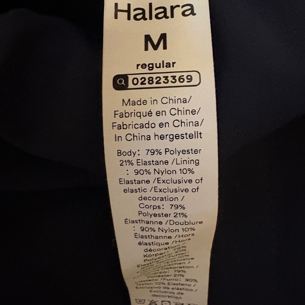 Halara Flex™ DayStretch Mid Rise Side Zipper Pocket Work Flare Pants | Medium - Picture 7 of 8